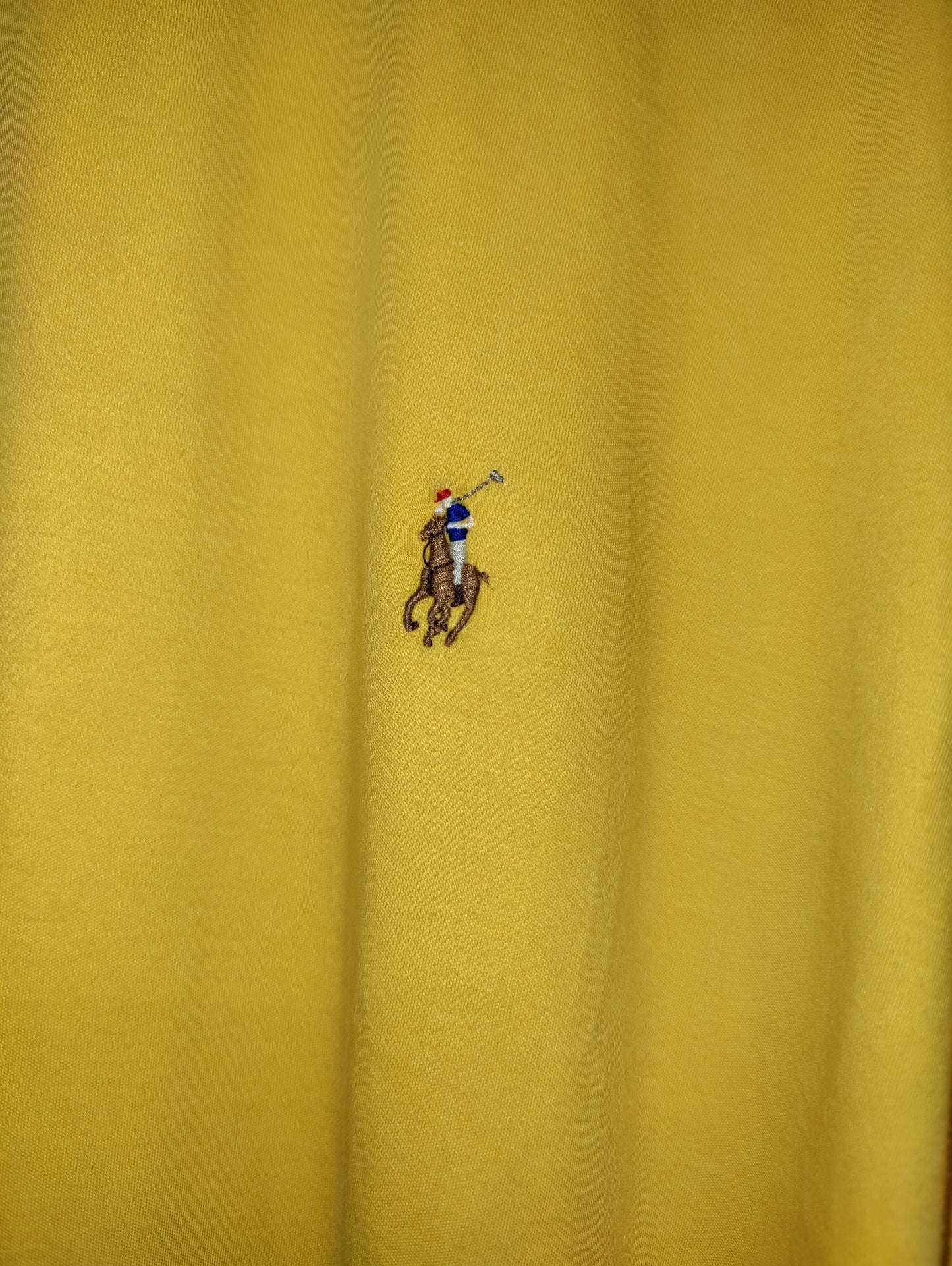 POLERA RALPH LAUREN AMARILLA EXTRA GRANDE
