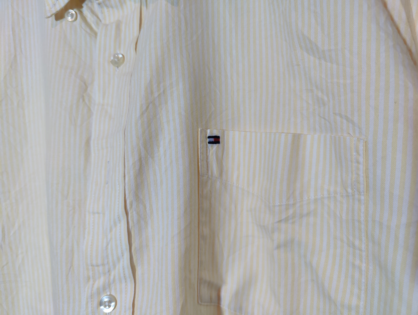 CAMISA TOMMY HILFIGER AMARILLA , GRANDE