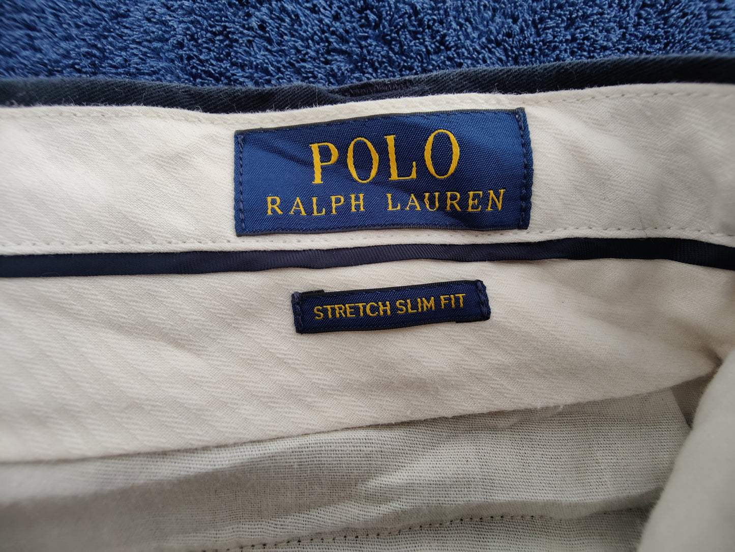 PANTALÓN RALPH LAUREN AZUL MEDIA NOCHE